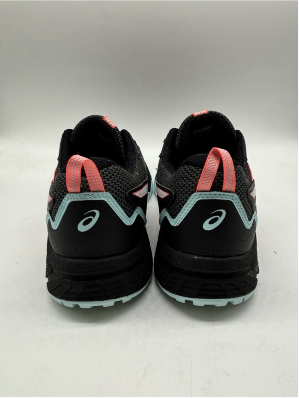 ASICS Gel Venture 8 Trail Running Shoes Womens 9.5 Black Pink Blue Hiking - Picture 3 of 7